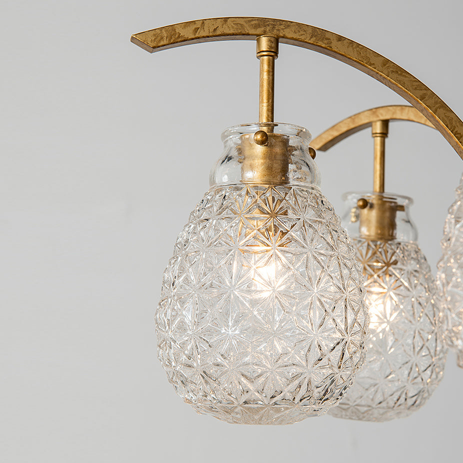 Ember Oak & Co. Adams Chandelier — Solid Brass Finish