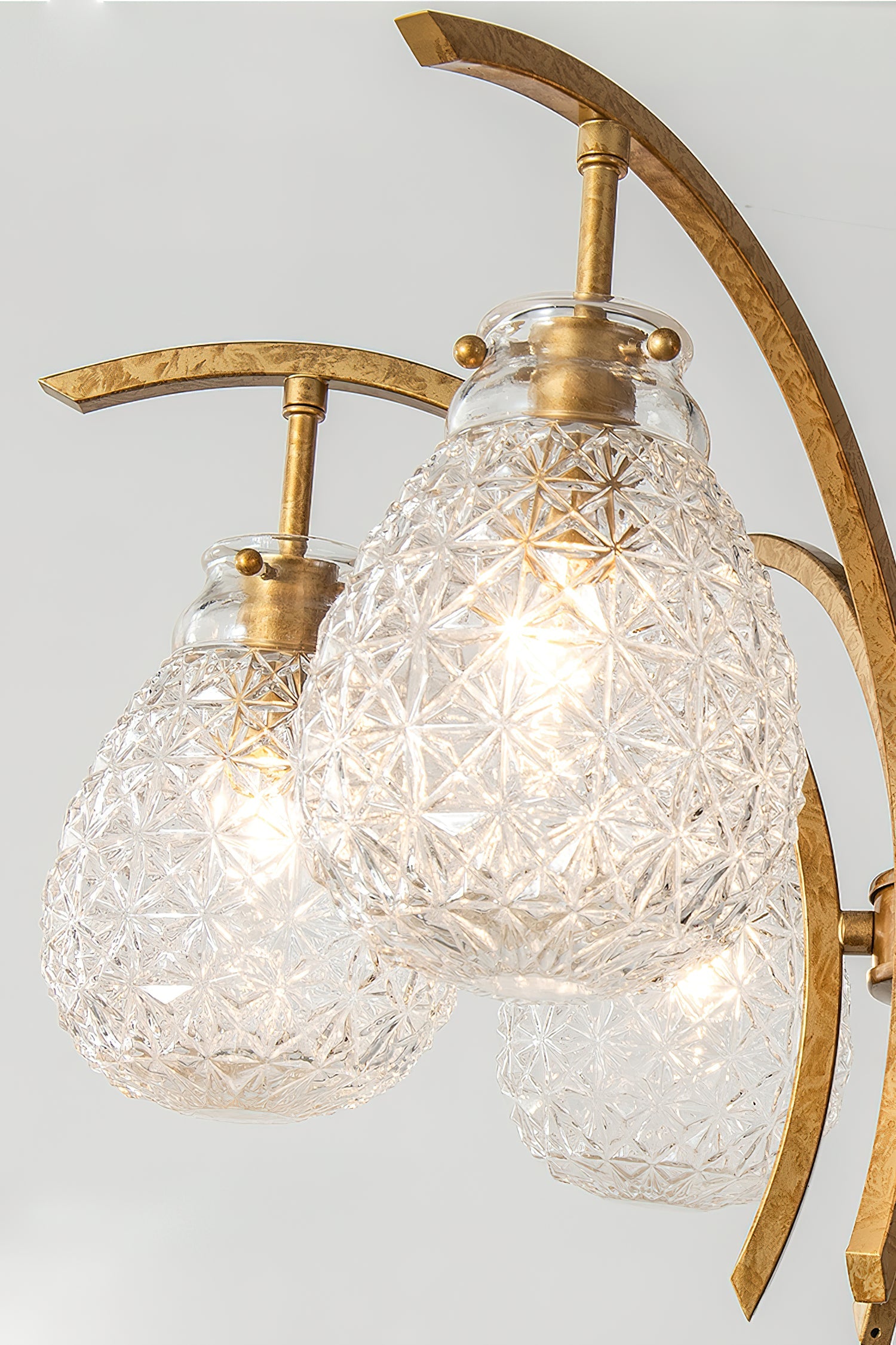Ember Oak & Co. Adams Chandelier — Solid Brass Finish