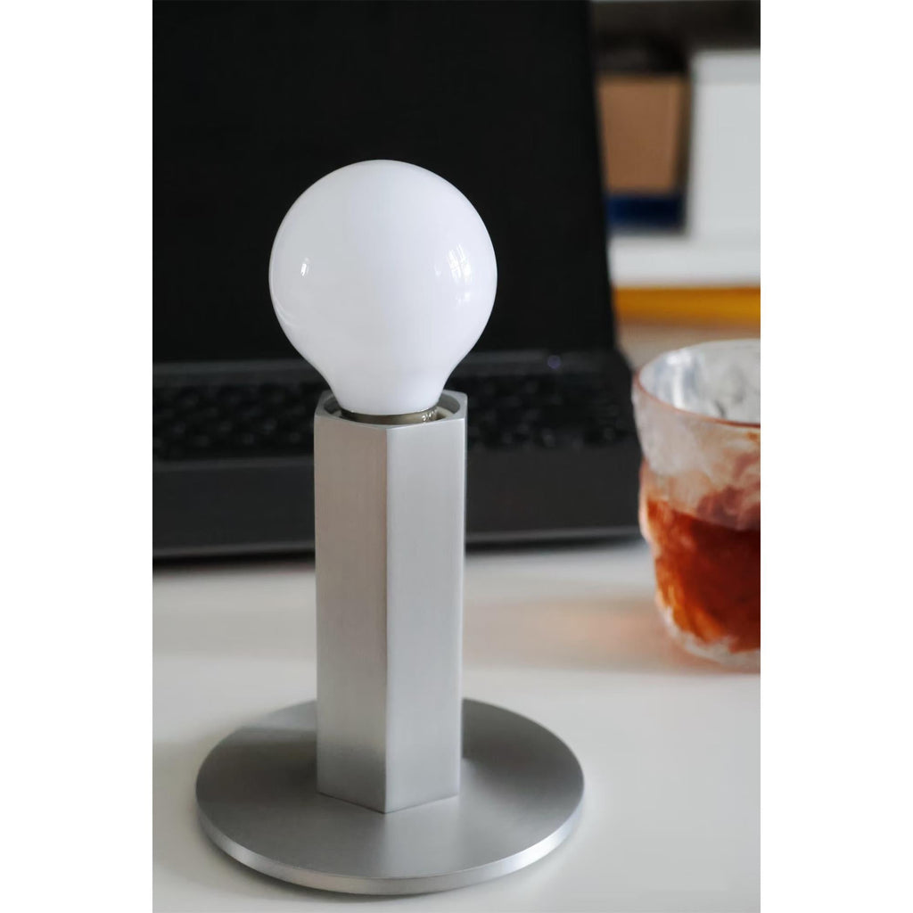 Ember Oak & Co. Adams Flush Mount Ceiling Lamp — Aluminum Design