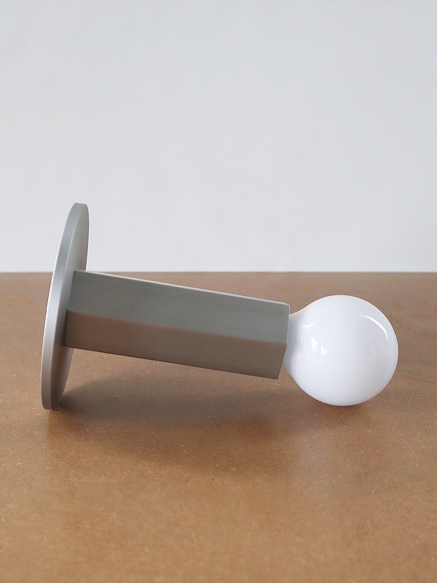 Ember Oak & Co. Adams Flush Mount Ceiling Lamp — Aluminum Design
