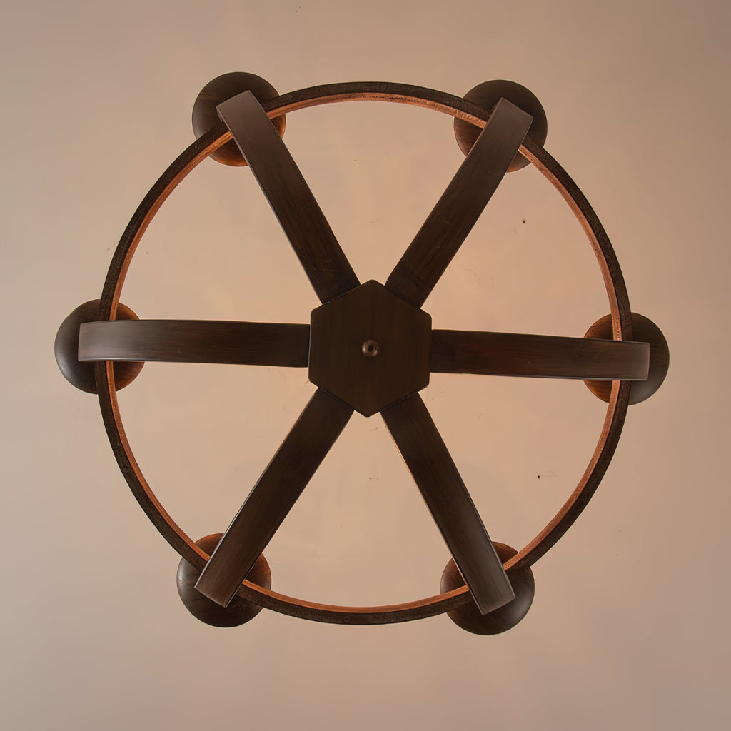 Ember Oak & Co. Adan Chandelier — Metal Design