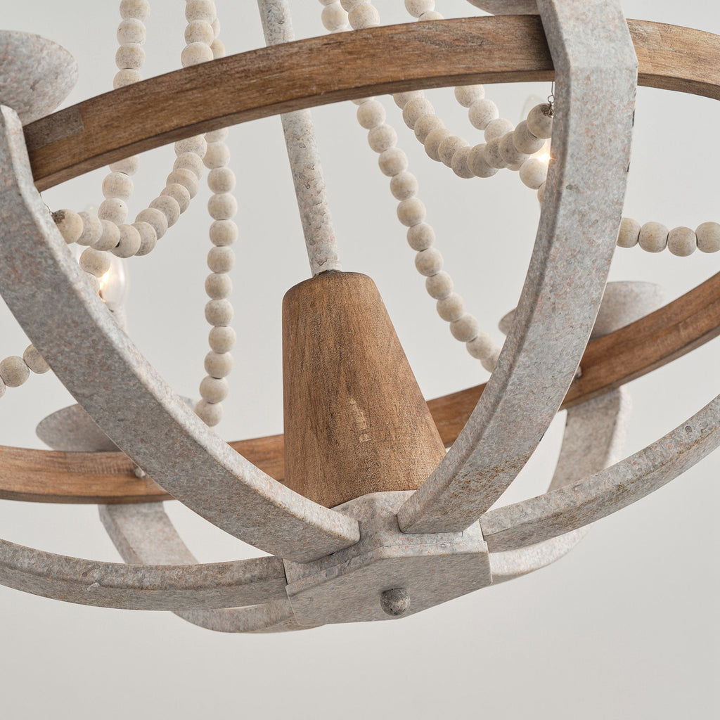 Ember Oak & Co. Adan Chandelier — Metal Design