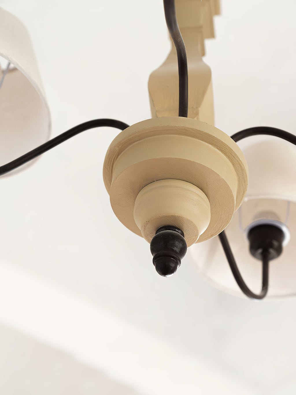 Ember Oak & Co. Adela Wood Chandelier — Metal Design