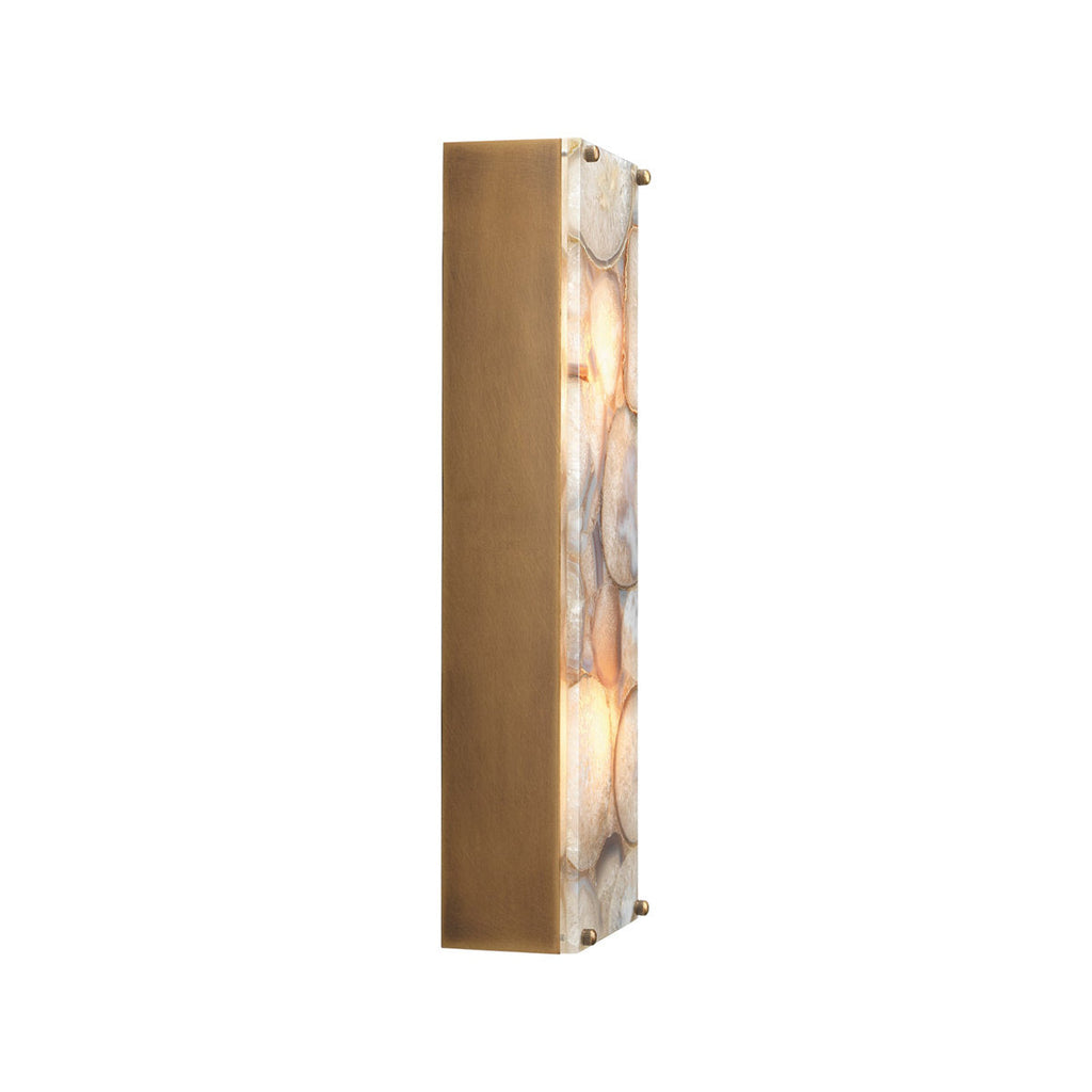 Ember Oak & Co. Adeline Alabaster Wall Lamp — Natural Alabaster Stone