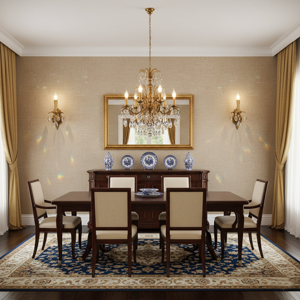 Ember Oak & Co. Adriana Brass Wall Lamp — Solid Brass Finish