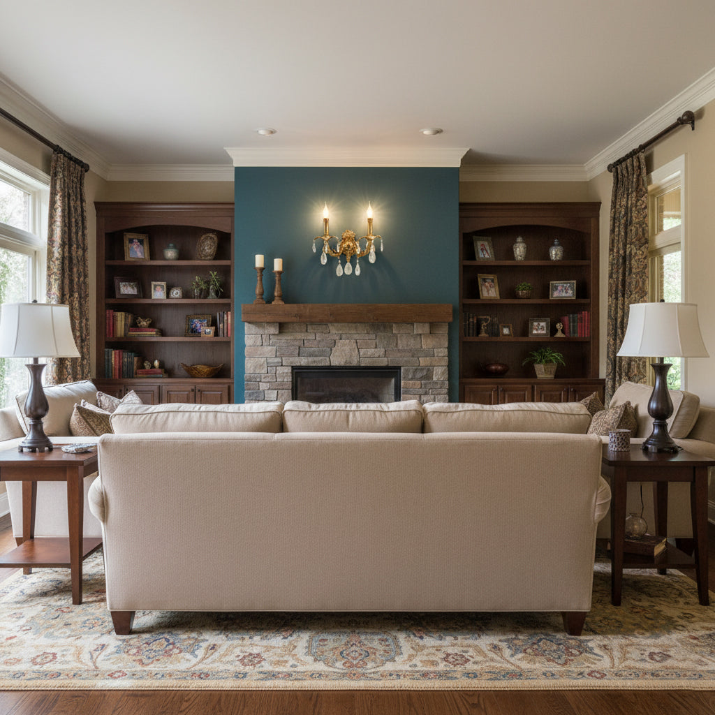Ember Oak & Co. Adriana Brass Wall Lamp — Solid Brass Finish