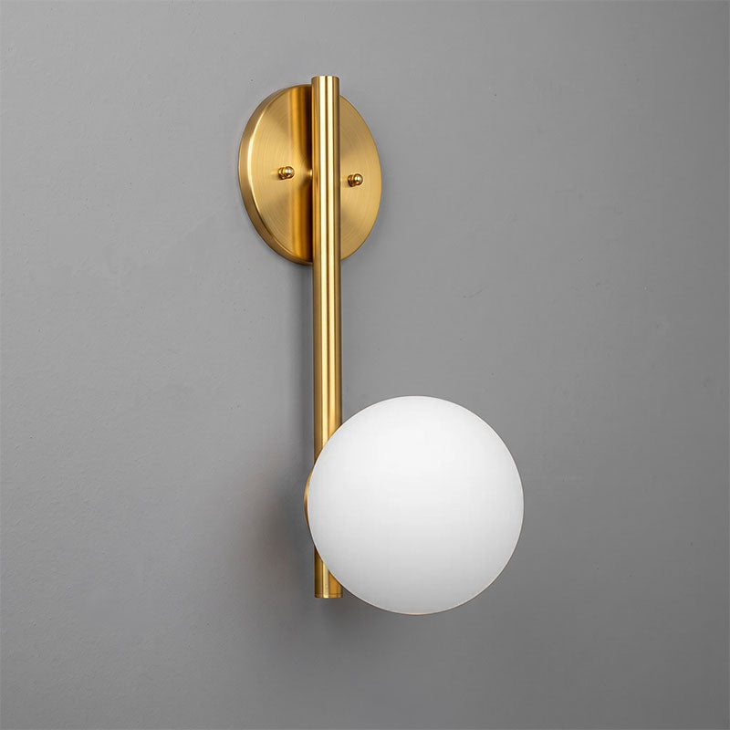 Ember Oak & Co. Adrion Wall Lamp — Natural Alabaster Stone