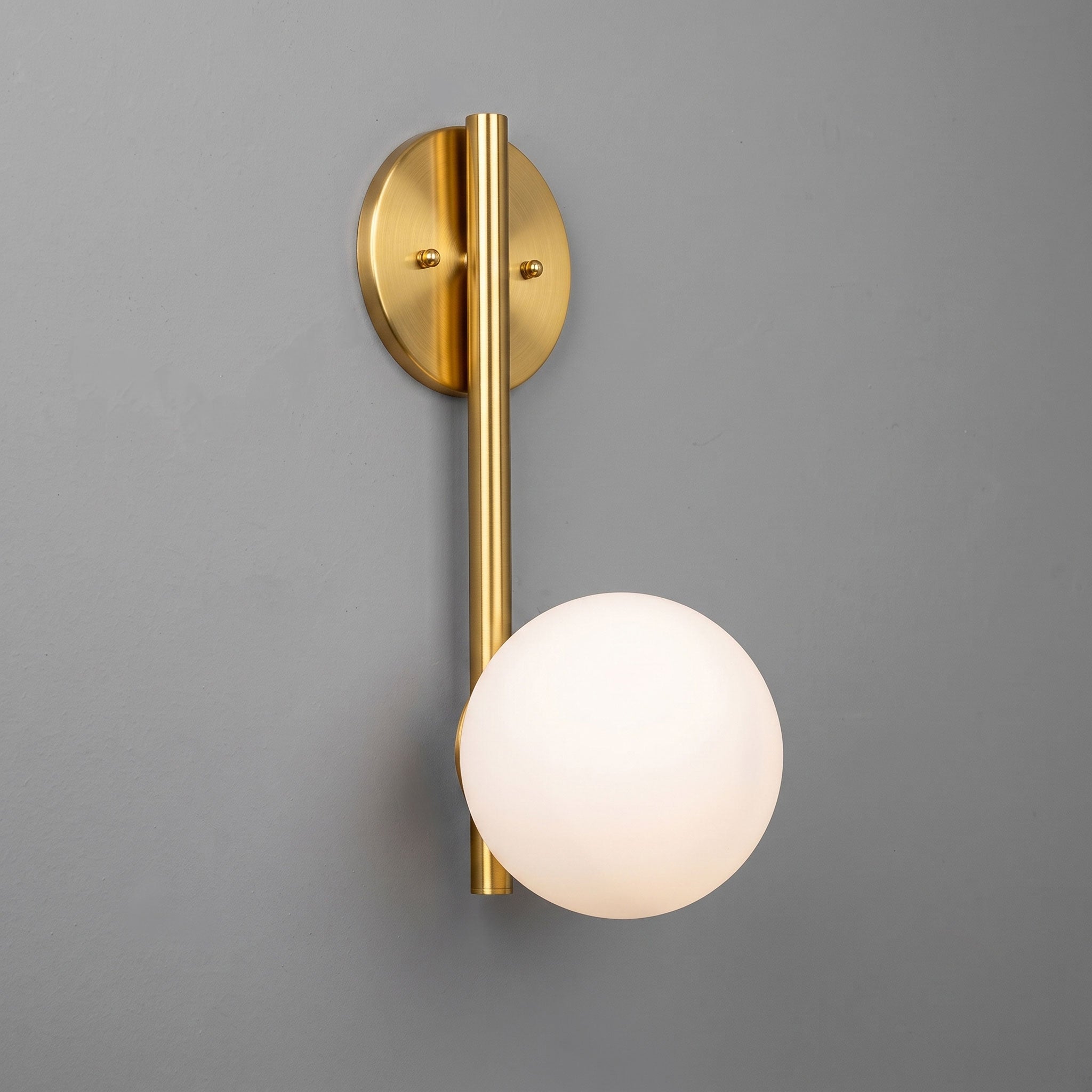 Ember Oak & Co. Adrion Wall Lamp — Natural Alabaster Stone