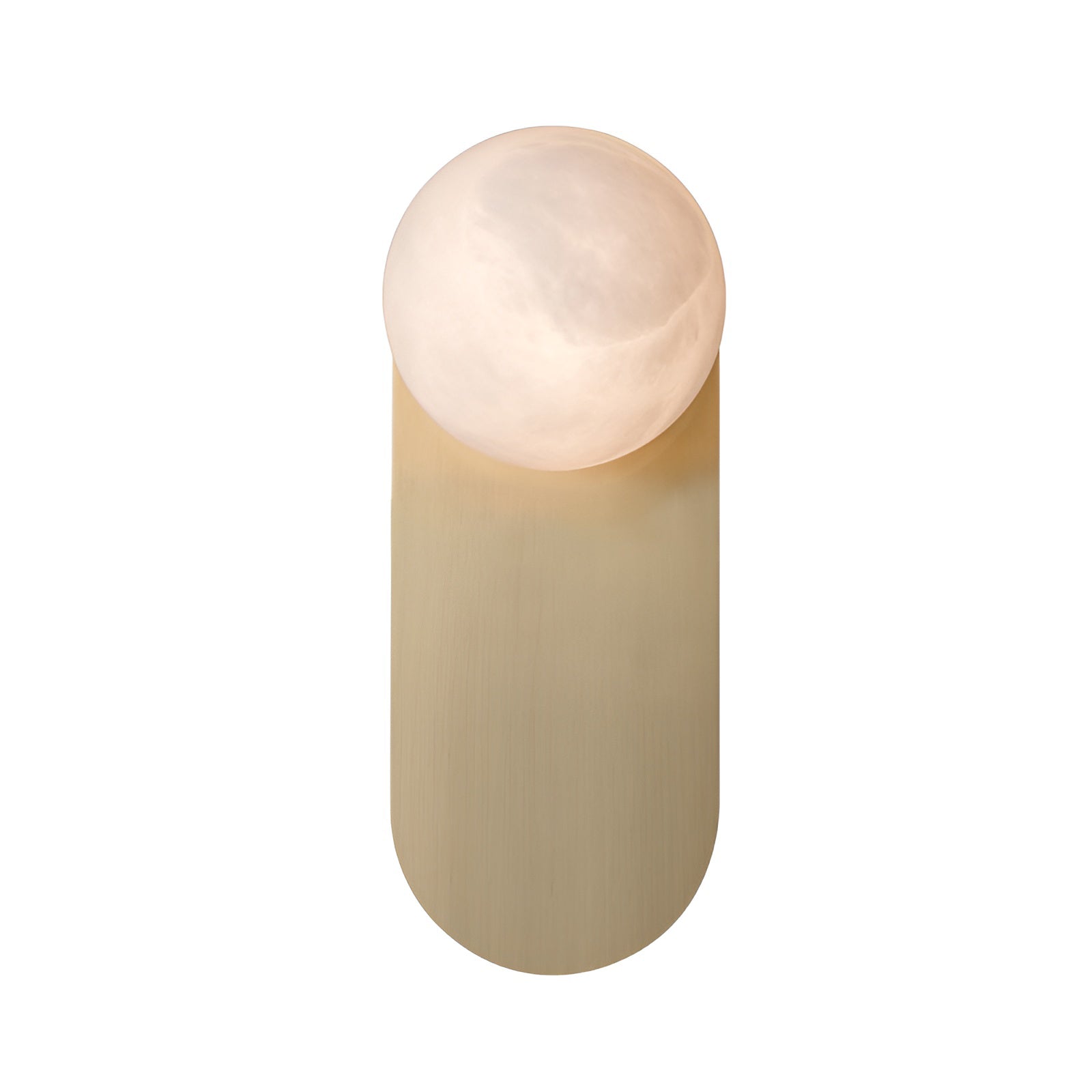 Ember Oak & Co. Adrion Alabaster Wall Lamp — Natural Alabaster Stone