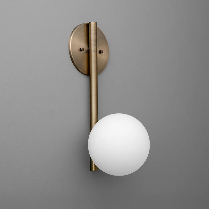 Ember Oak & Co. Adrion Wall Lamp — Natural Alabaster Stone