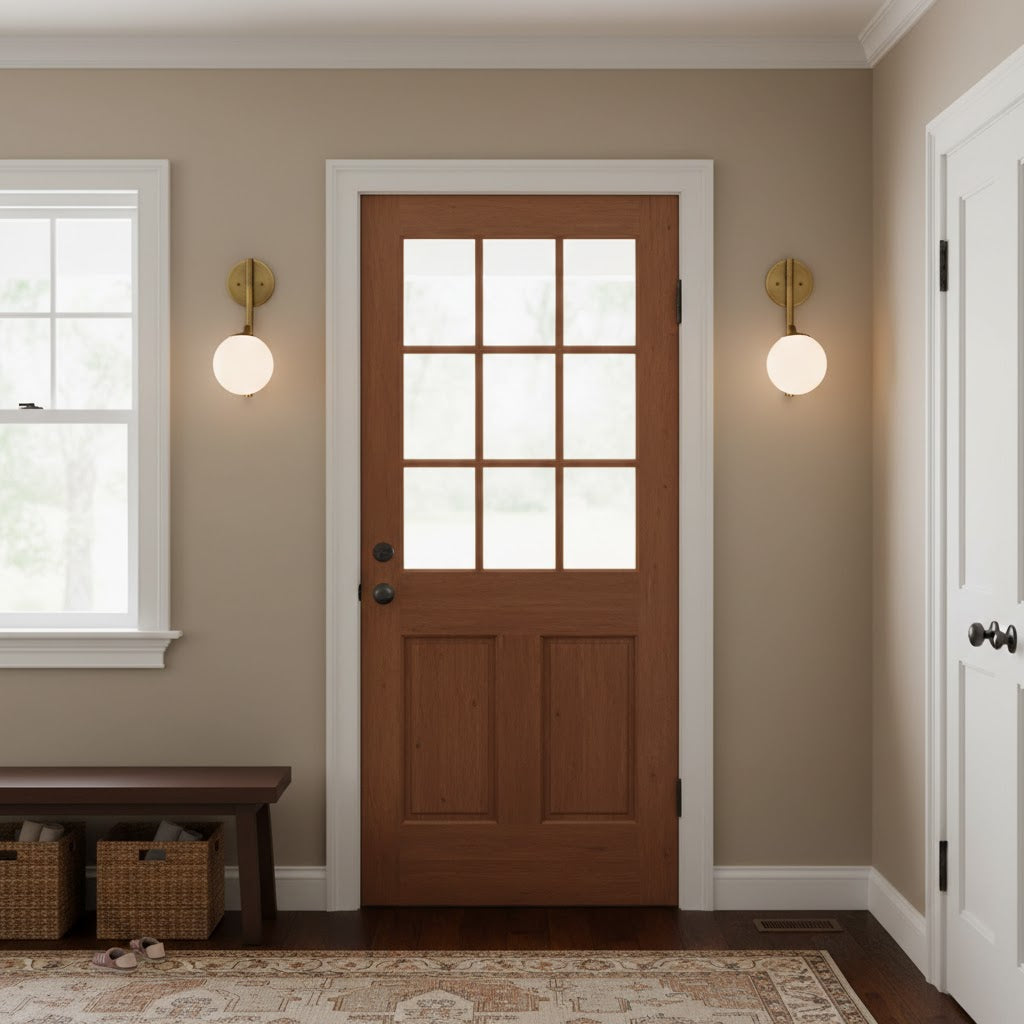 Ember Oak & Co. Adrion Wall Lamp — Natural Alabaster Stone