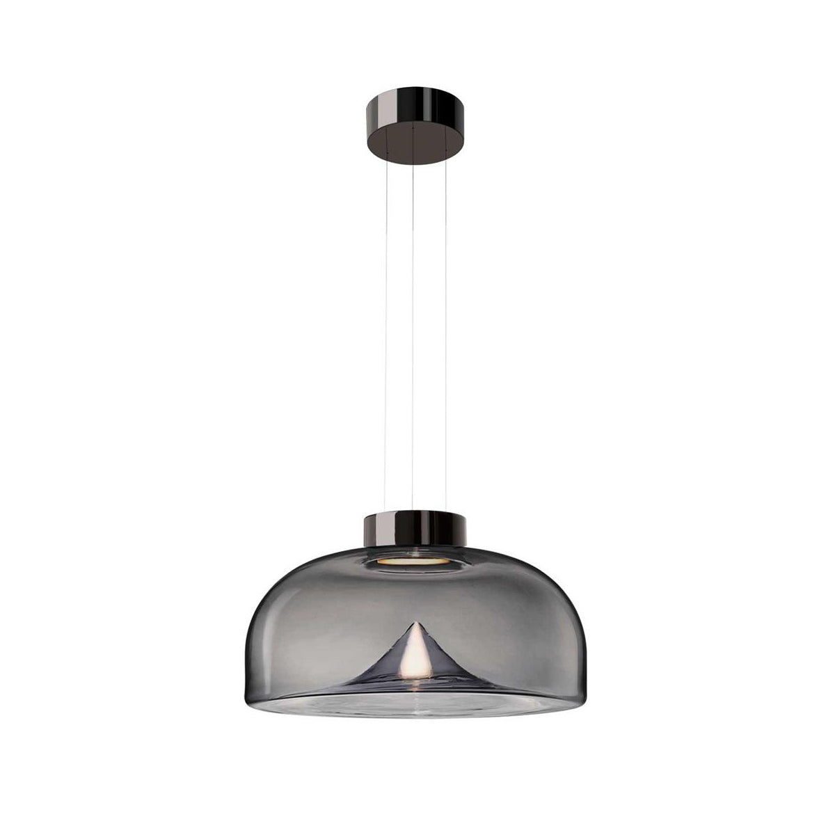 Ember Oak & Co. Aella Glass Pendant Light — Dimmable LED