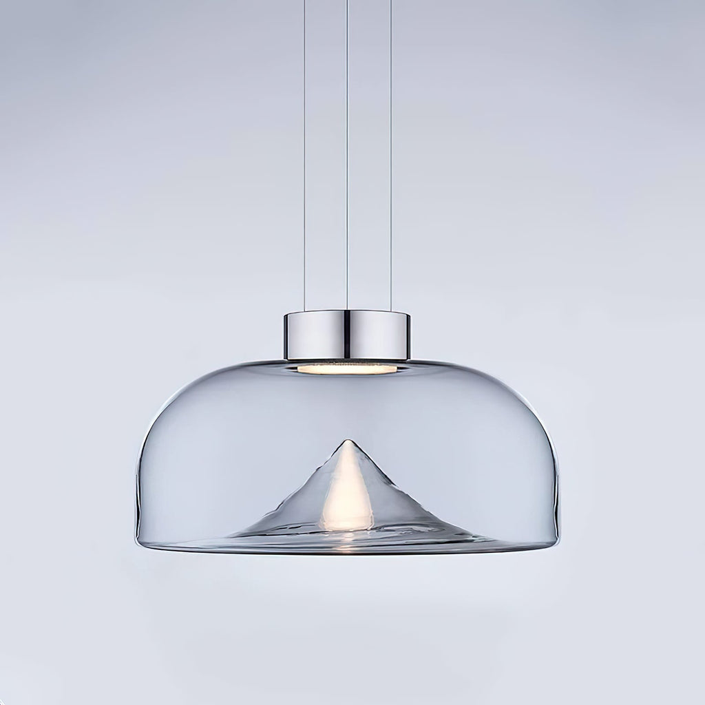 Ember Oak & Co. Aella Glass Pendant Light — Dimmable LED
