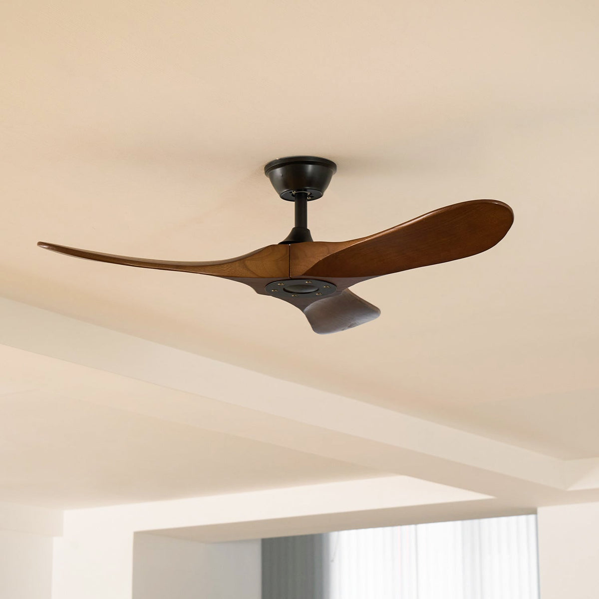 Ember Oak & Co. Aero Breeze 42" Brass Wood Ceiling Fan