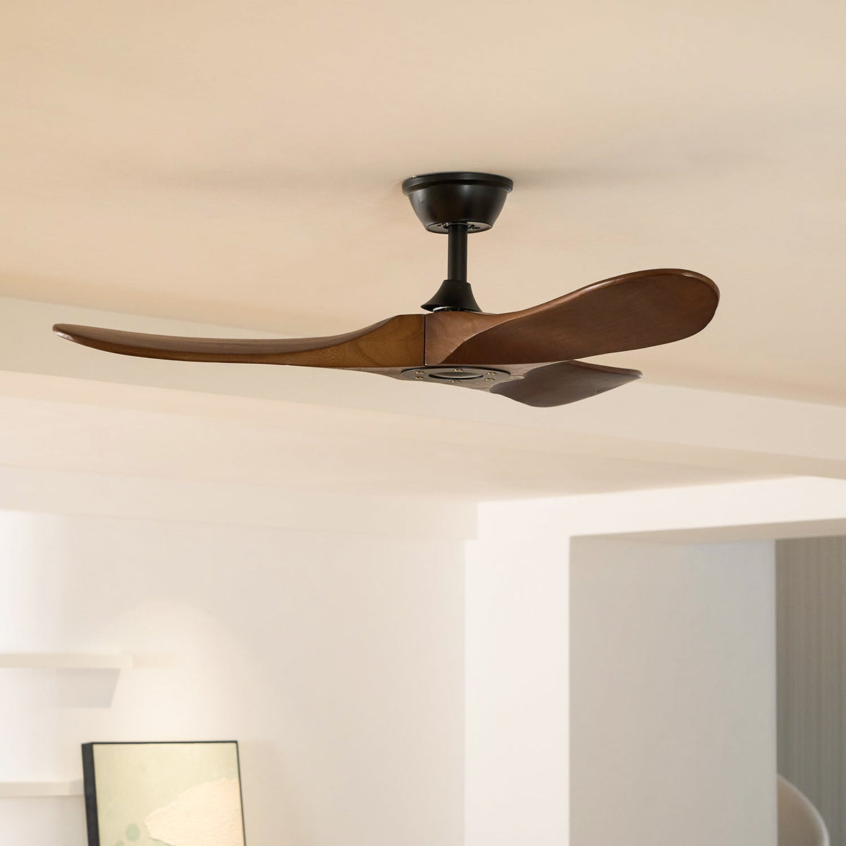 Ember Oak & Co. Aero Breeze 42" Brass Wood Ceiling Fan