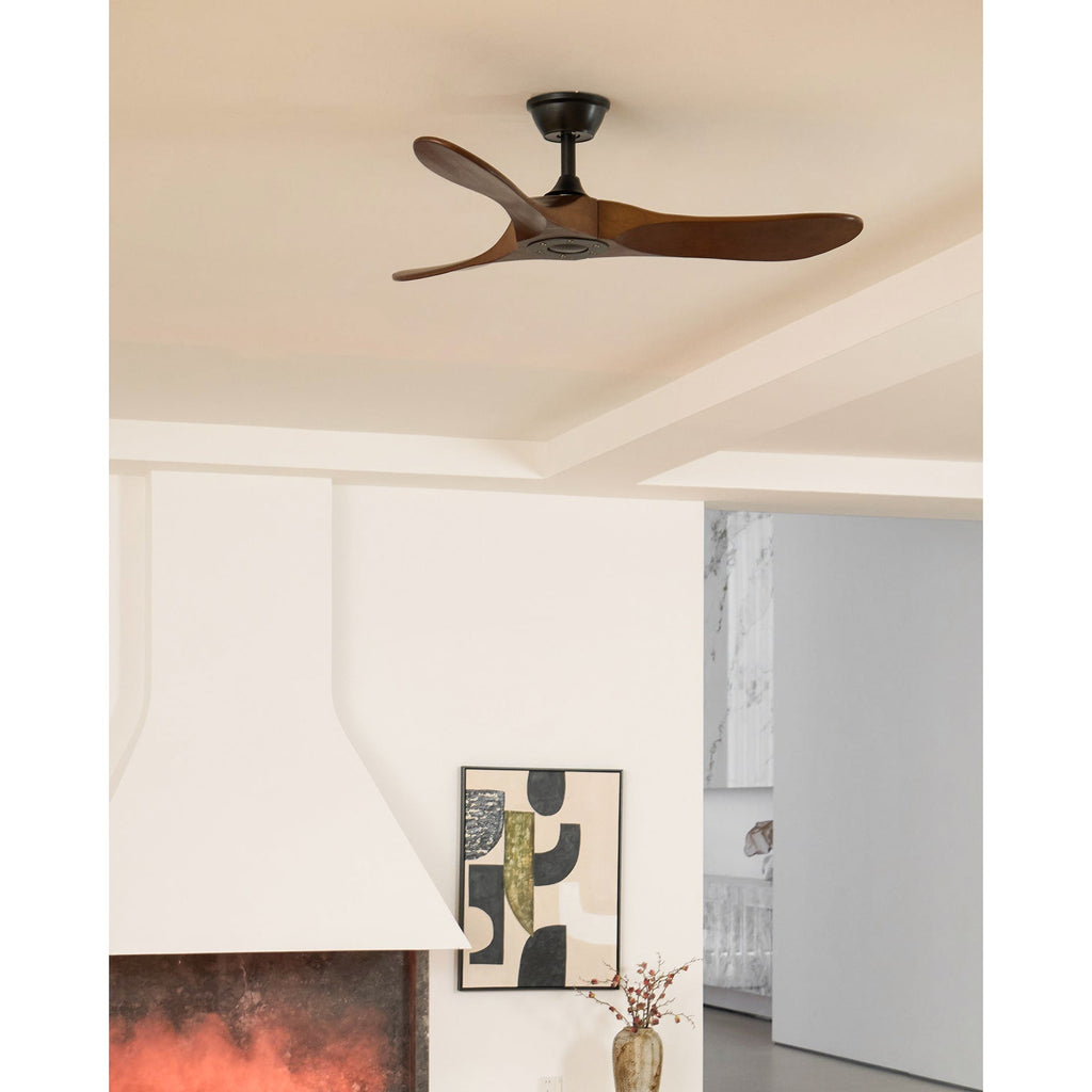 Ember Oak & Co. Aero Breeze 42" Brass Wood Ceiling Fan
