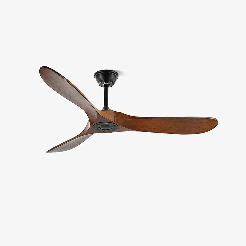 Ember Oak & Co. Aero Breeze 42" Brass Wood Ceiling Fan