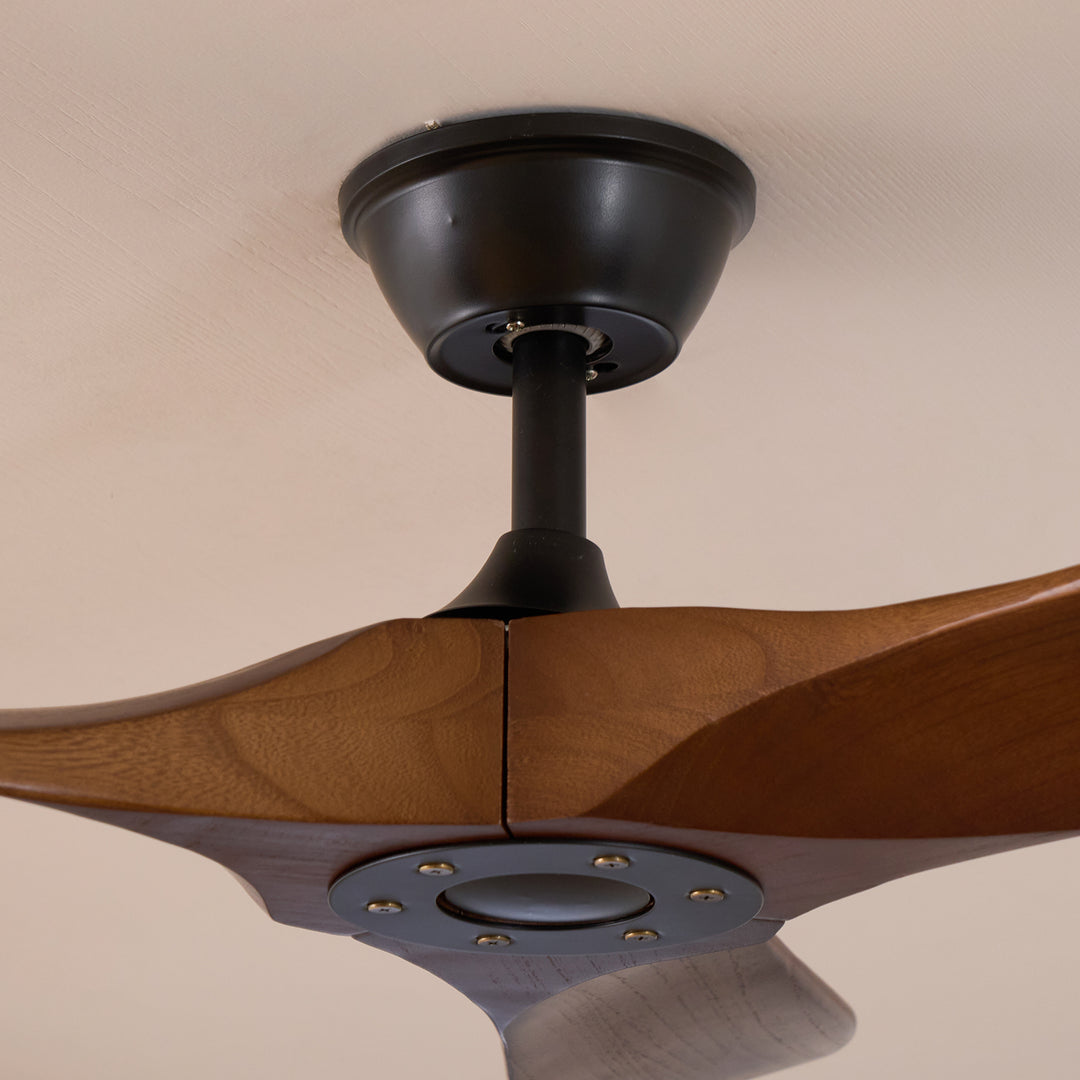 Ember Oak & Co. Aero Breeze 42" Brass Wood Ceiling Fan