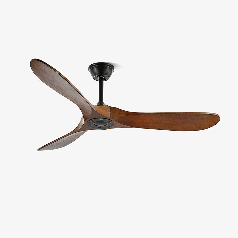 Ember Oak & Co. Aero Breeze 42" Brass Wood Ceiling Fan