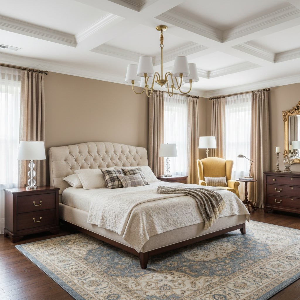 Ember Oak & Co. Aged Stacey Chandelier — Solid Brass Finish