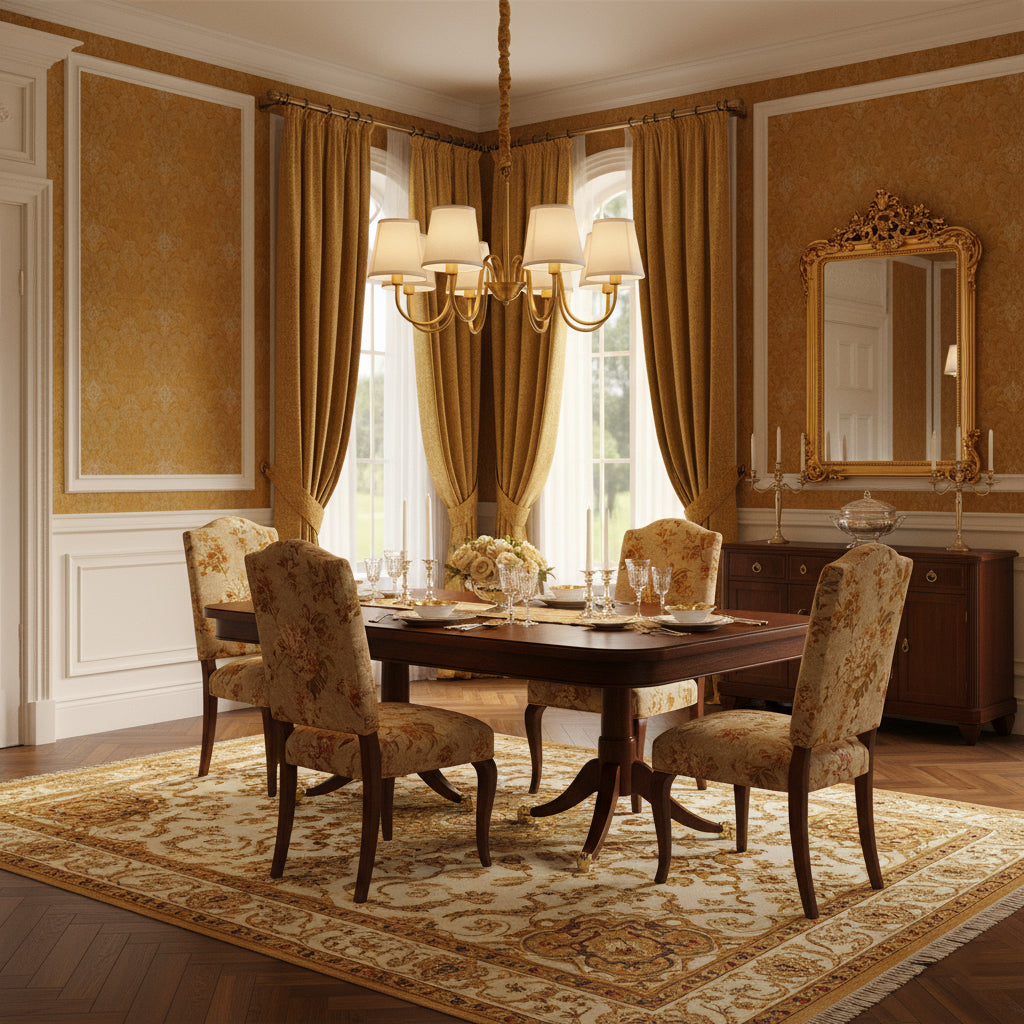 Ember Oak & Co. Aged Stacey Chandelier — Solid Brass Finish