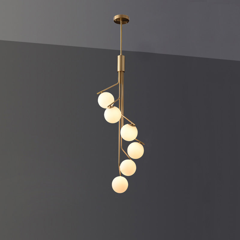 Ember Oak & Co. Ageet Pendant Light — Solid Brass Finish