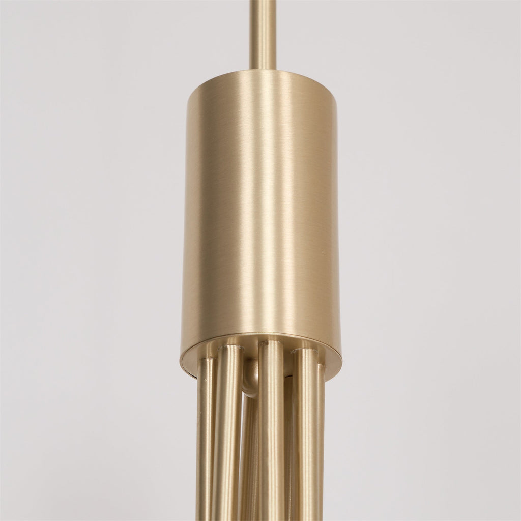 Ember Oak & Co. Ageet Pendant Light — Solid Brass Finish