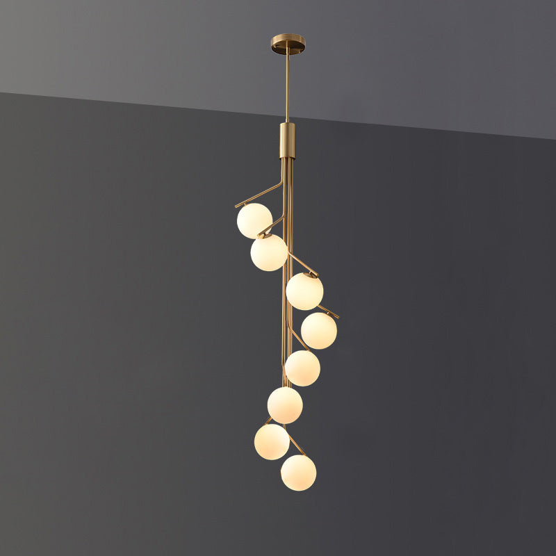 Ember Oak & Co. Ageet Pendant Light — Solid Brass Finish