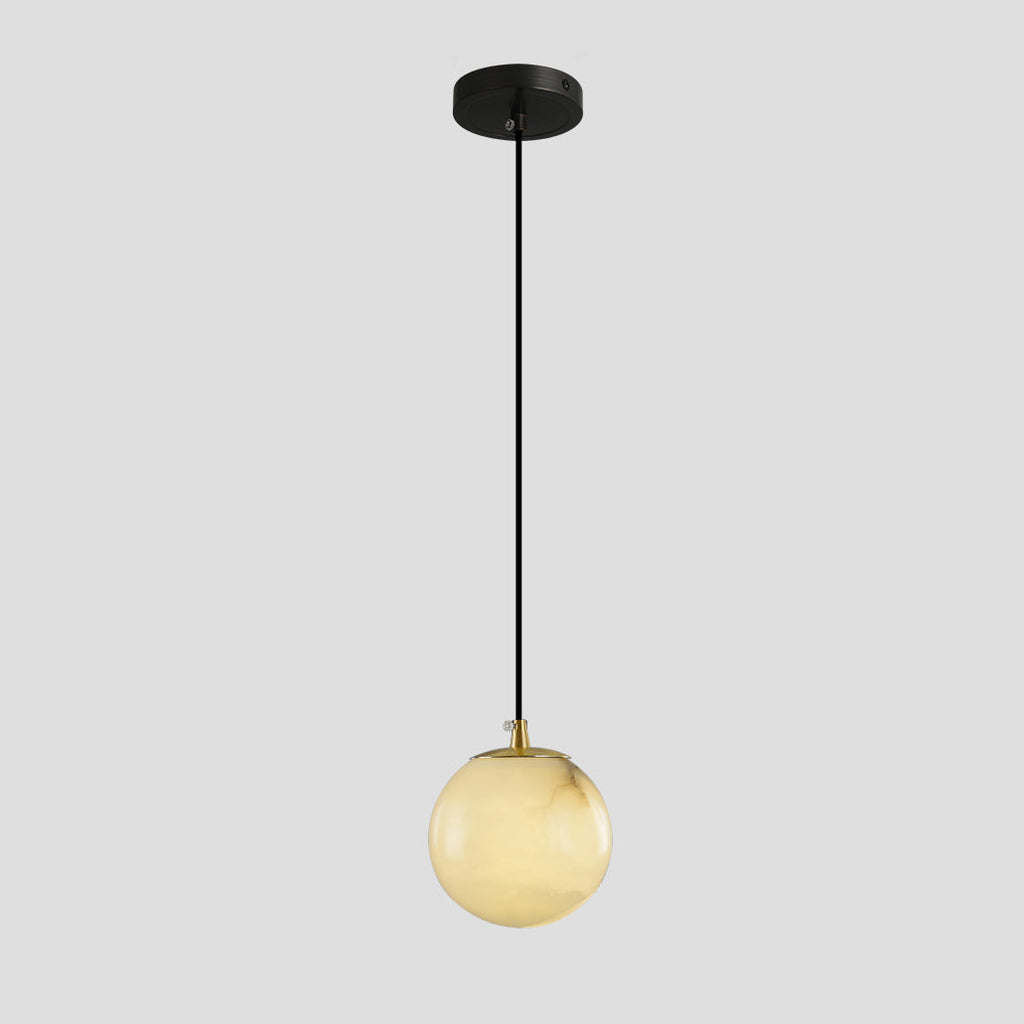 Ember Oak & Co. Alabaster Balls Cluster Chandelier