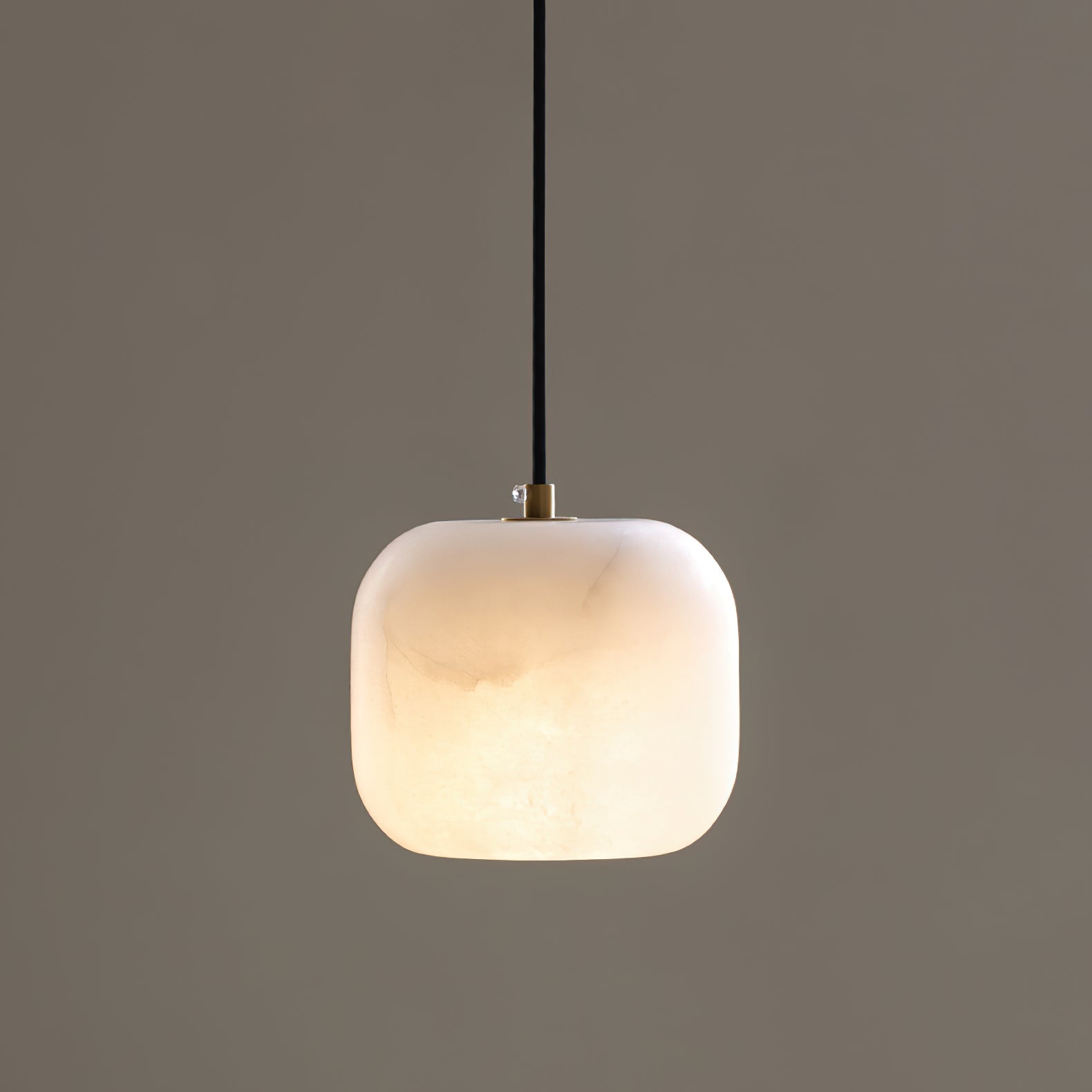 Ember Oak & Co. Alabaster Bedside Pendant Light