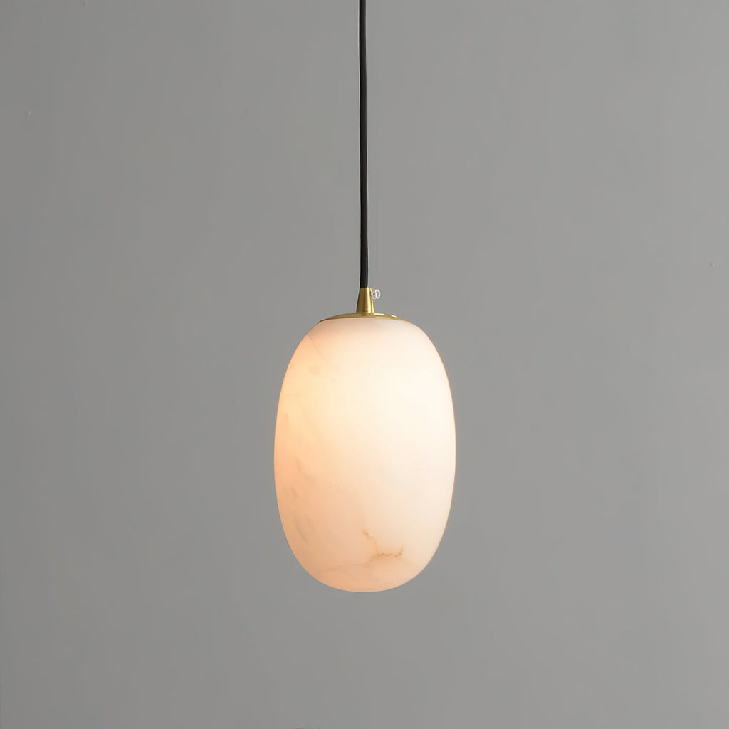Ember Oak & Co. Alabaster Bedside Pendant Light