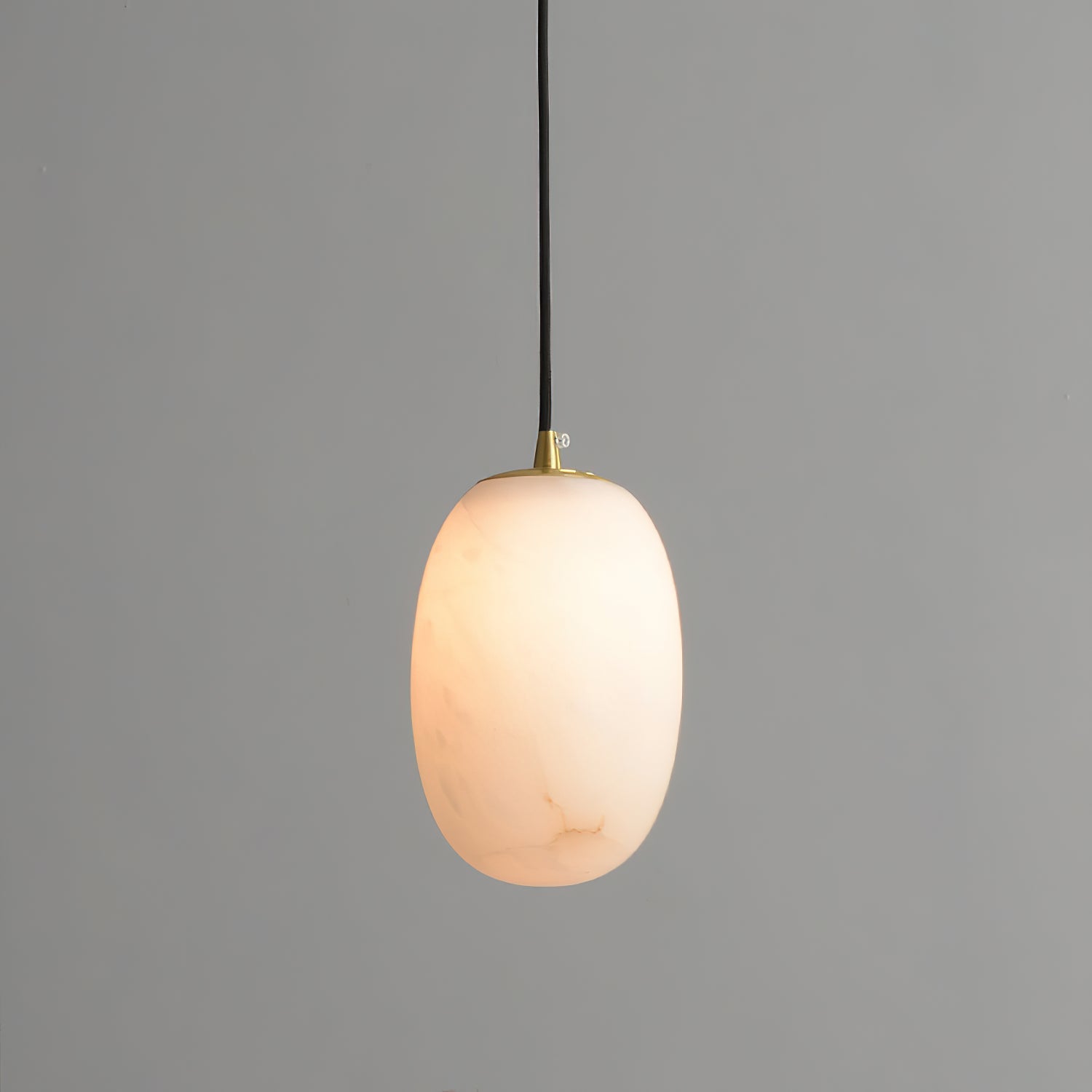Ember Oak & Co. Alabaster Bedside Pendant Light