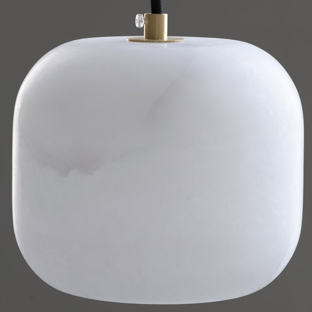 Ember Oak & Co. Alabaster Bedside Pendant Light