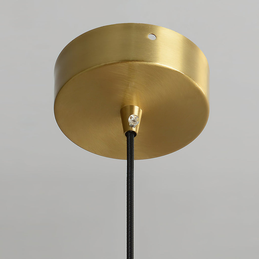 Ember Oak & Co. Alabaster Bedside Pendant Light