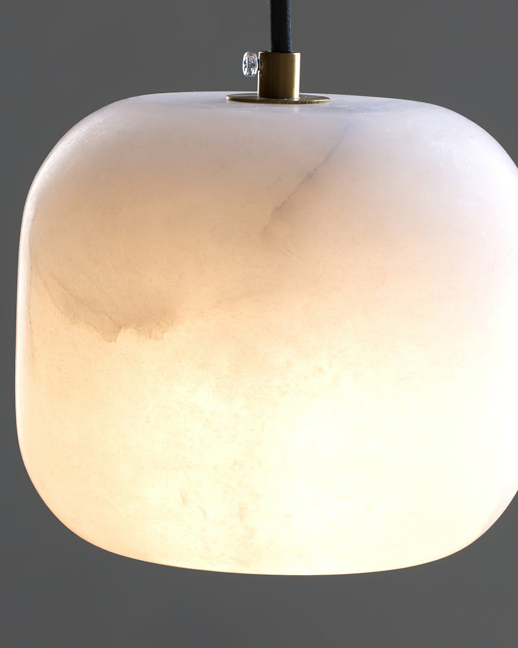 Ember Oak & Co. Alabaster Bedside Pendant Light