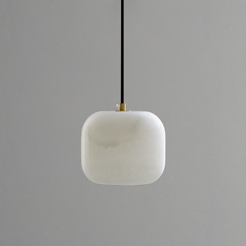 Ember Oak & Co. Alabaster Bedside Pendant Light