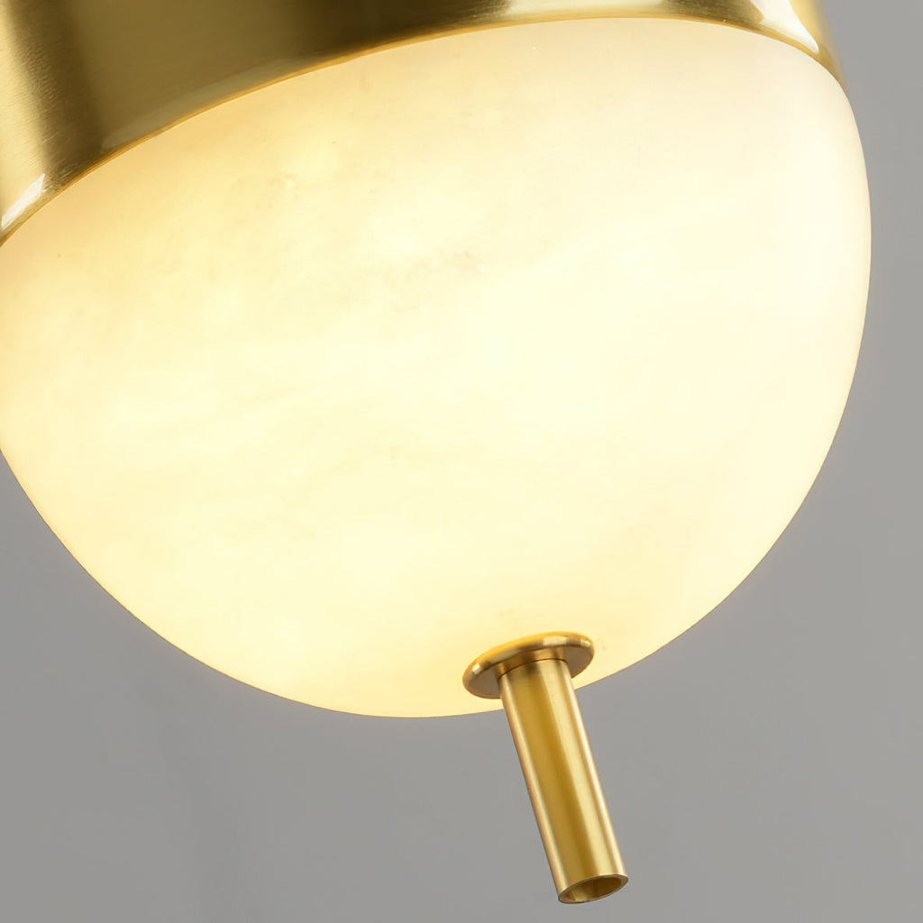 Ember Oak & Co. Alabaster Bolus Pendant Light