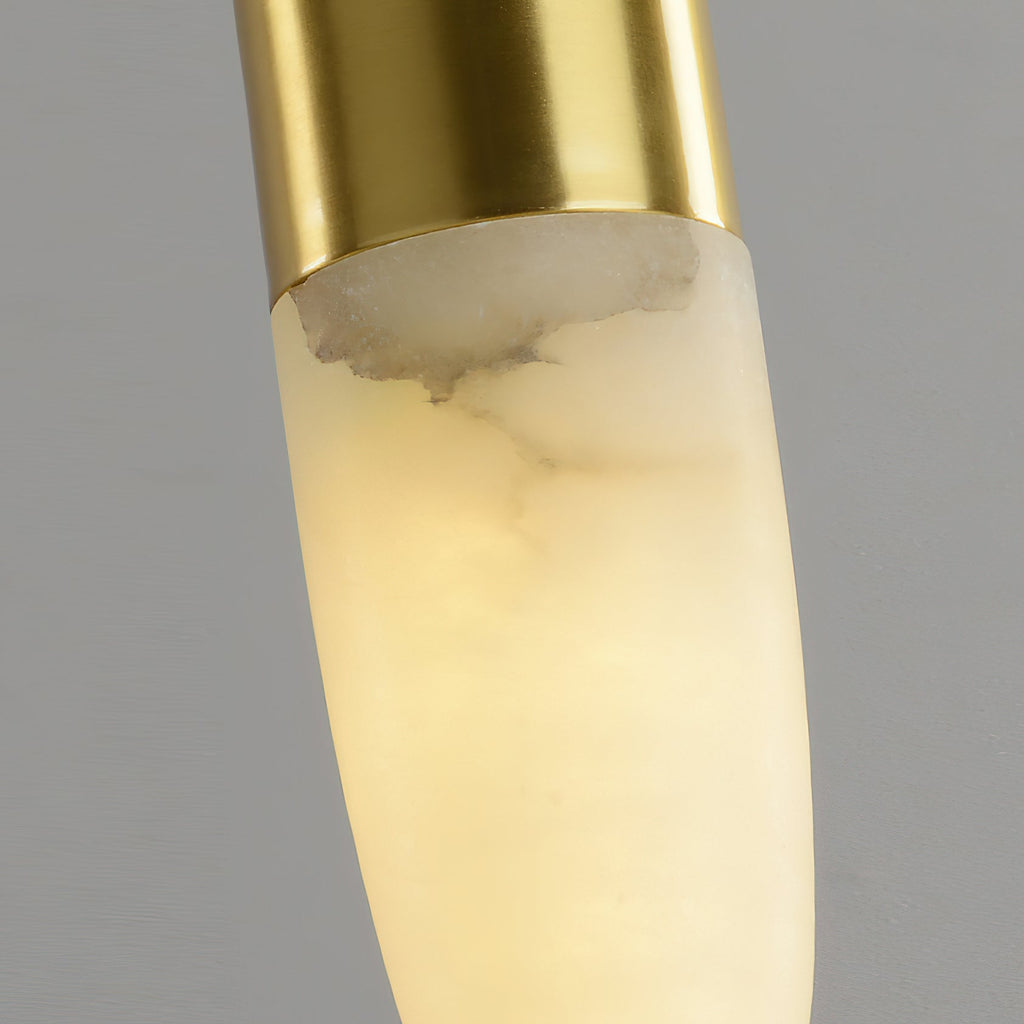 Ember Oak & Co. Alabaster Bolus Pendant Light