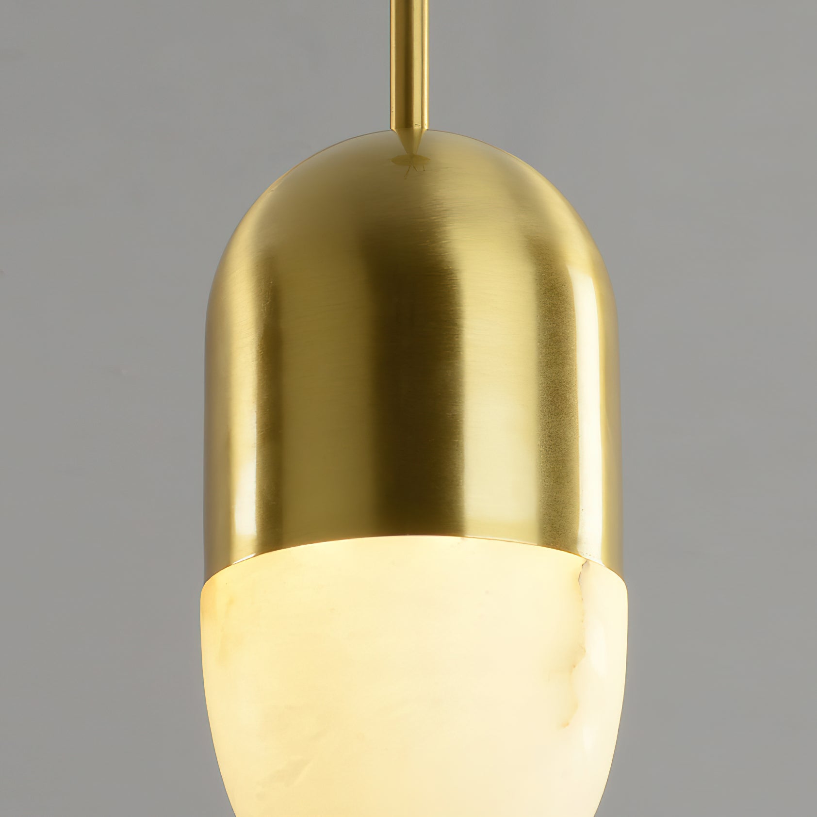 Ember Oak & Co. Alabaster Bolus Pendant Light