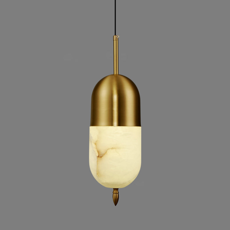 Ember Oak & Co. Alabaster Bolus Pendant Light
