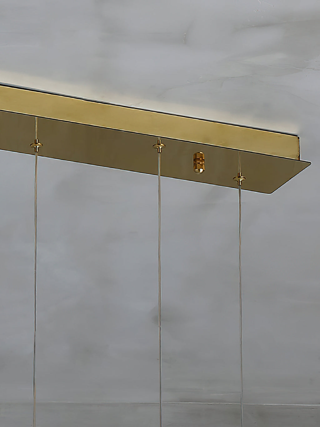 Ember Oak & Co. Alabaster Box Linear Chandelier