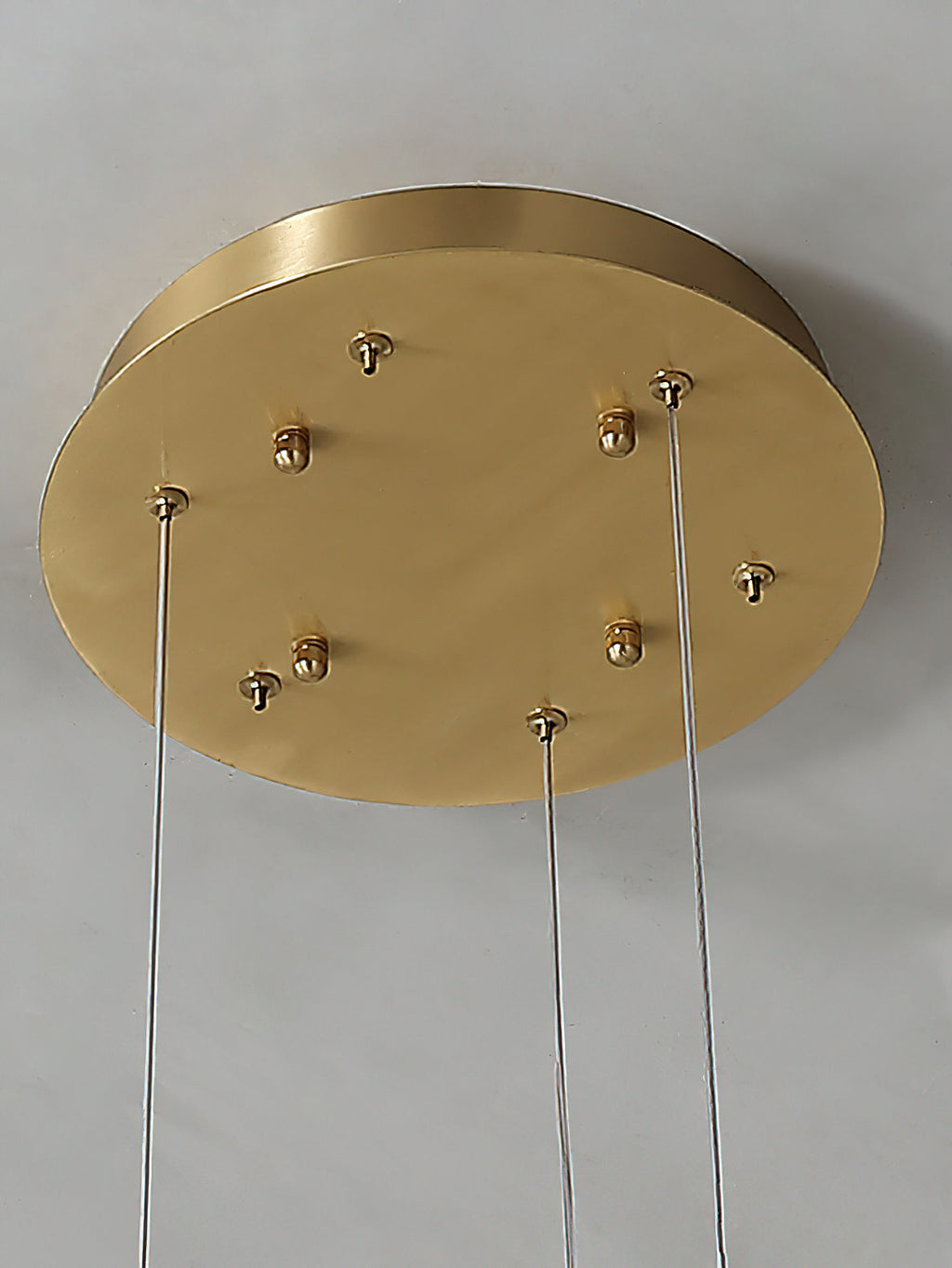Ember Oak & Co. Alabaster Alabaster Ring Chandelier