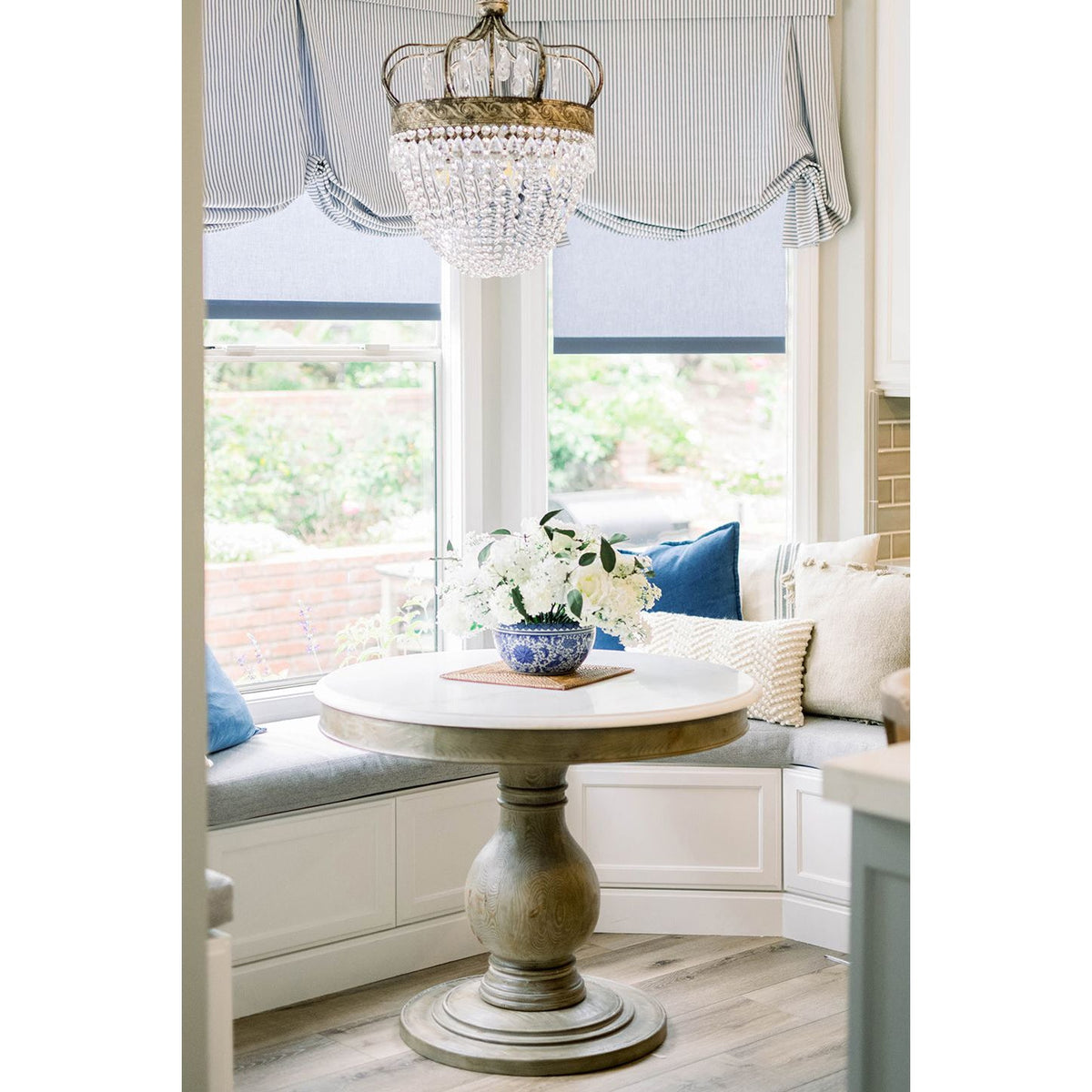 Ember Oak & Co. Abella Crystal Teardrop LED Chandelier