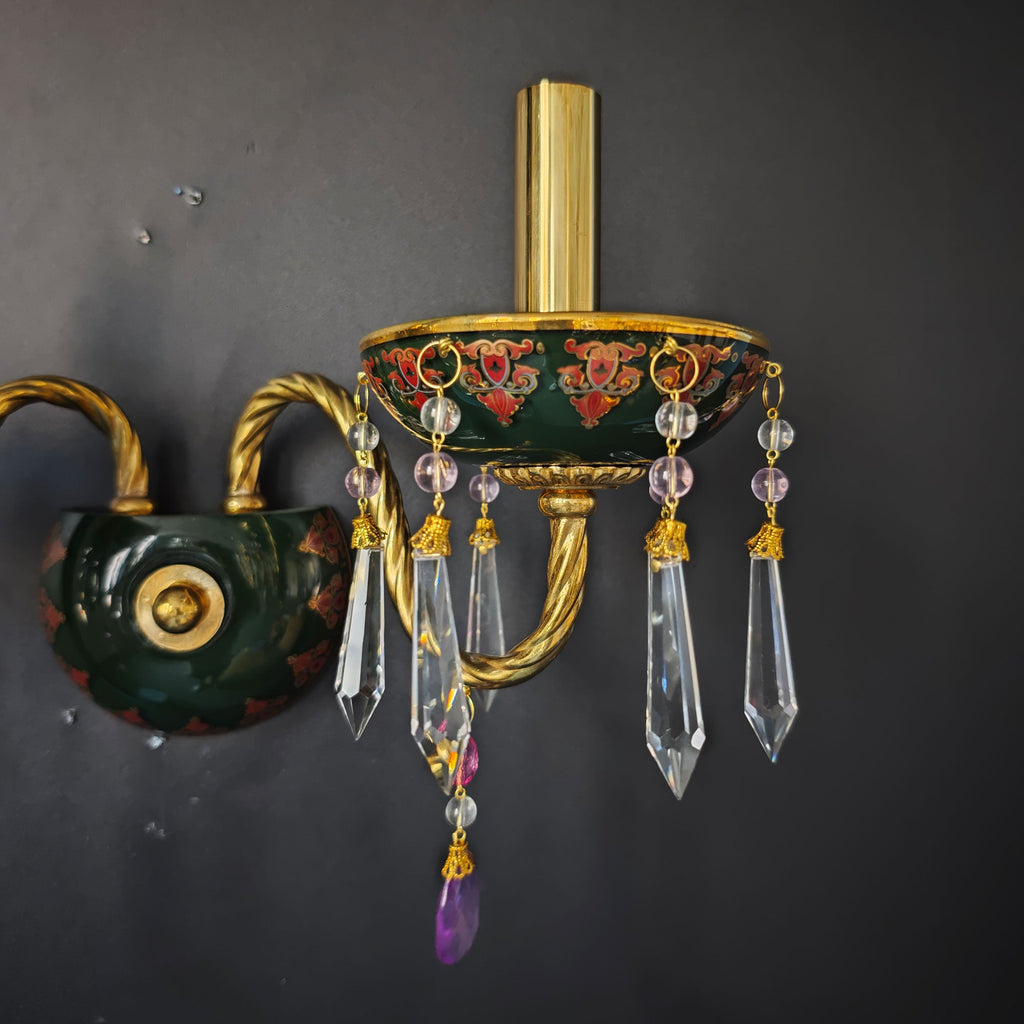 Ember Oak & Co. Adara Wall Sconce — Solid Brass Finish