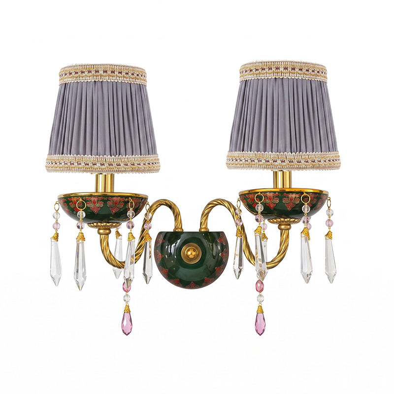 Ember Oak & Co. Adara Wall Sconce — Solid Brass Finish