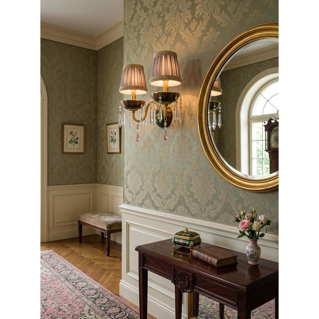 Ember Oak & Co. Adara Wall Sconce — Solid Brass Finish