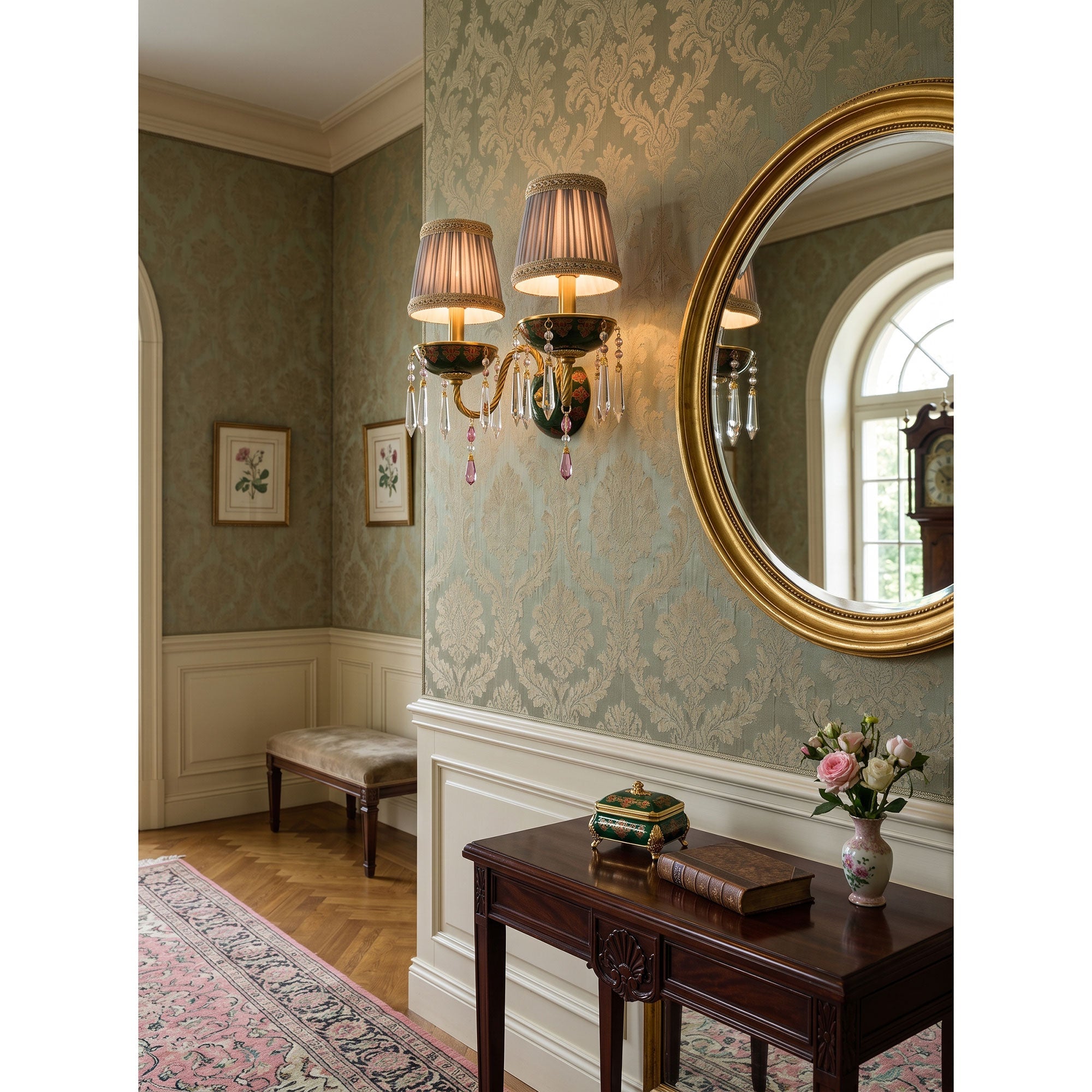 Ember Oak & Co. Adara Wall Sconce — Solid Brass Finish