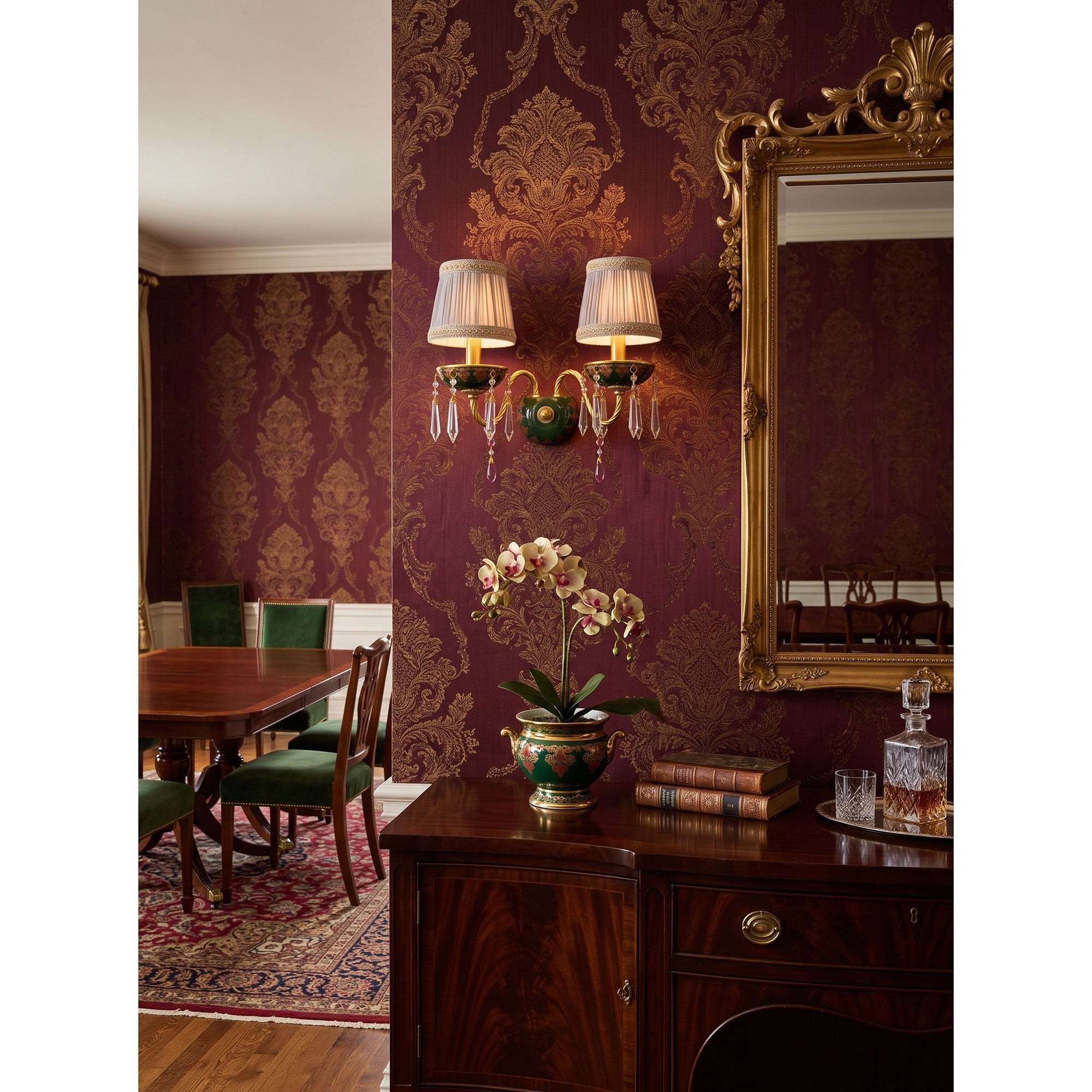 Ember Oak & Co. Adara Wall Sconce — Solid Brass Finish