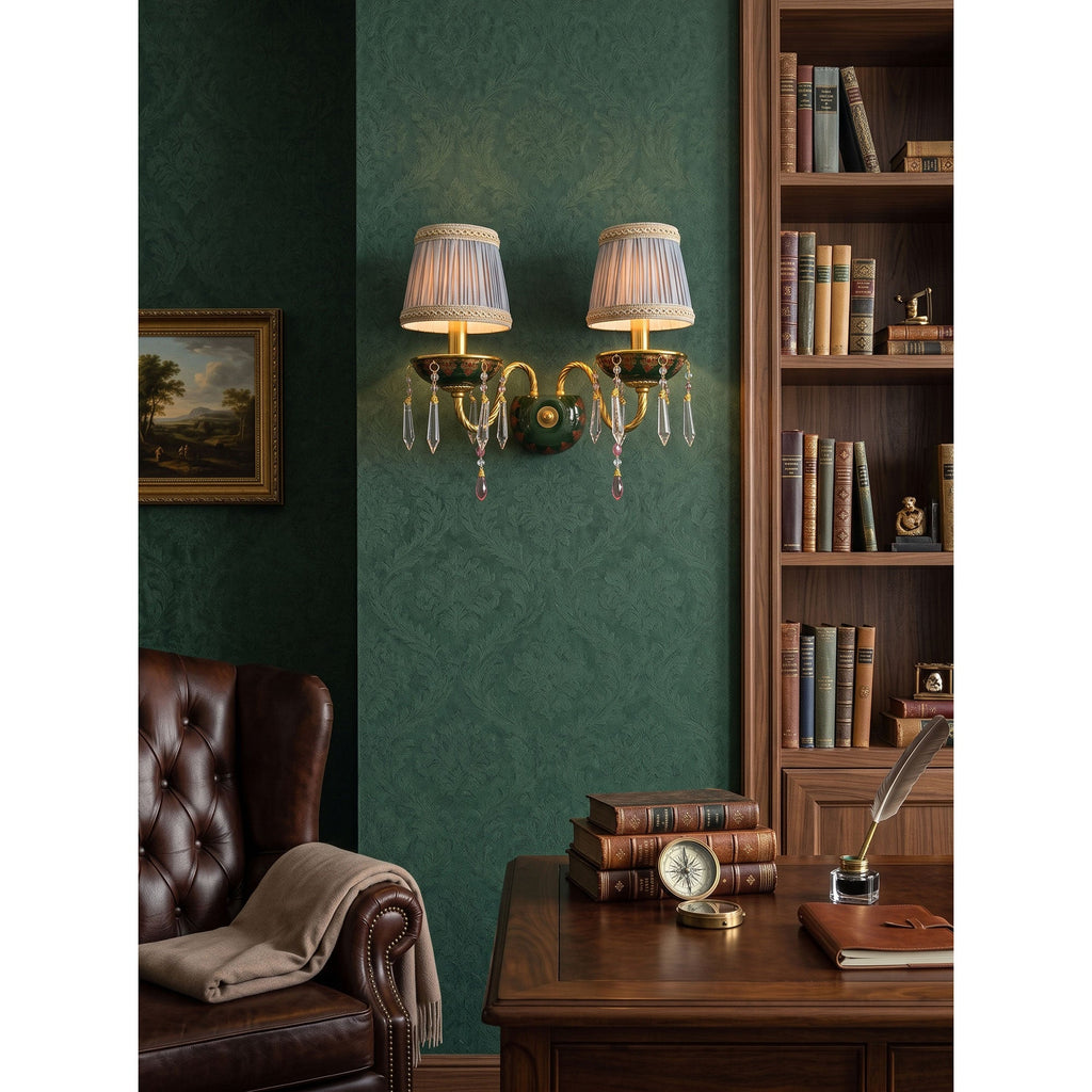 Ember Oak & Co. Adara Wall Sconce — Solid Brass Finish