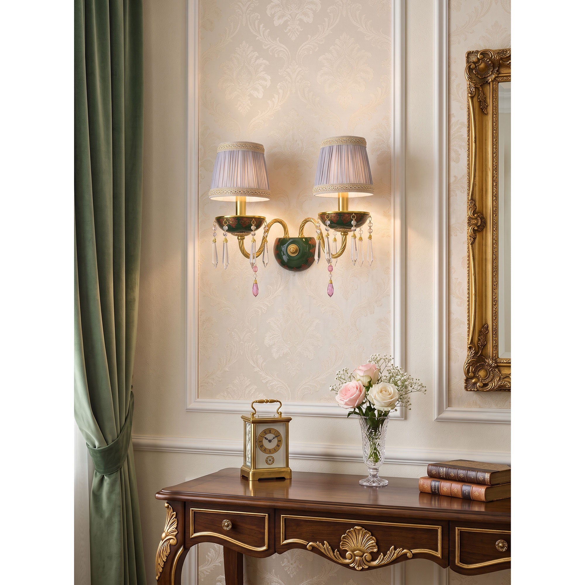 Ember Oak & Co. Adara Wall Sconce — Solid Brass Finish